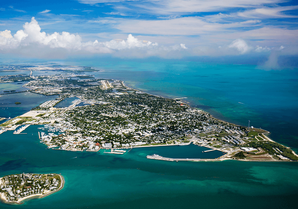 Aerial photo of Key West, FL